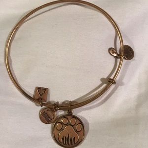 Alex and Ani Paw Print Bangle Bracelet